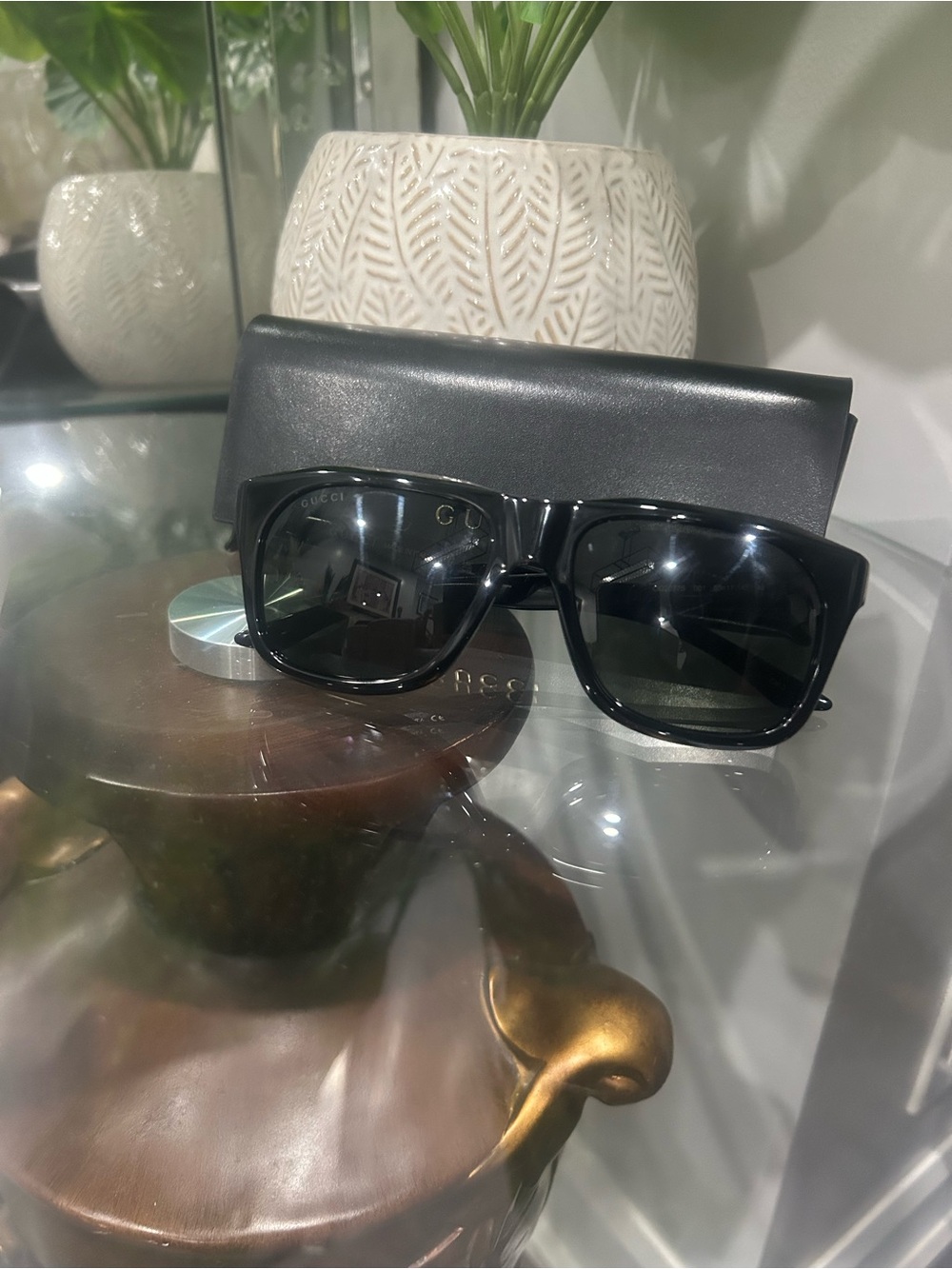 Brand New Authentic Gucci Sunglasses - Black/Grey
